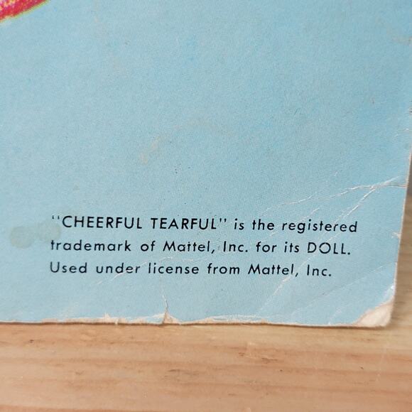 VINTAGE COLORING BOOK Baby Cheerful Tearful Action Cover (c 1967) - Picture 4 of 7